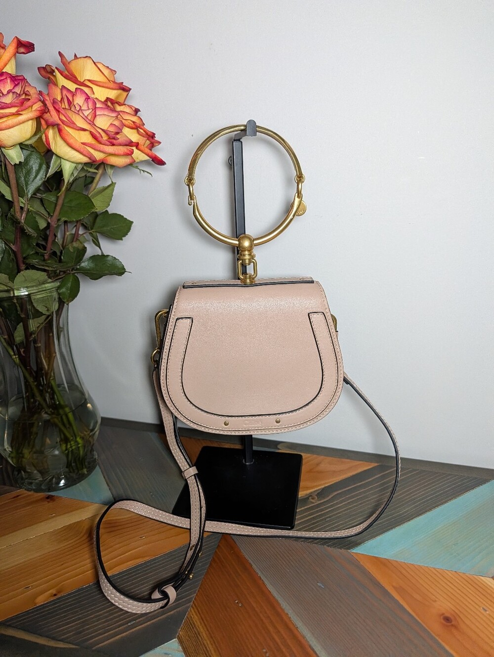 Chloe Nile Bracelet Bag Biscotti Beige